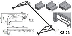 .KS 23 150-200cm výsuvné kování